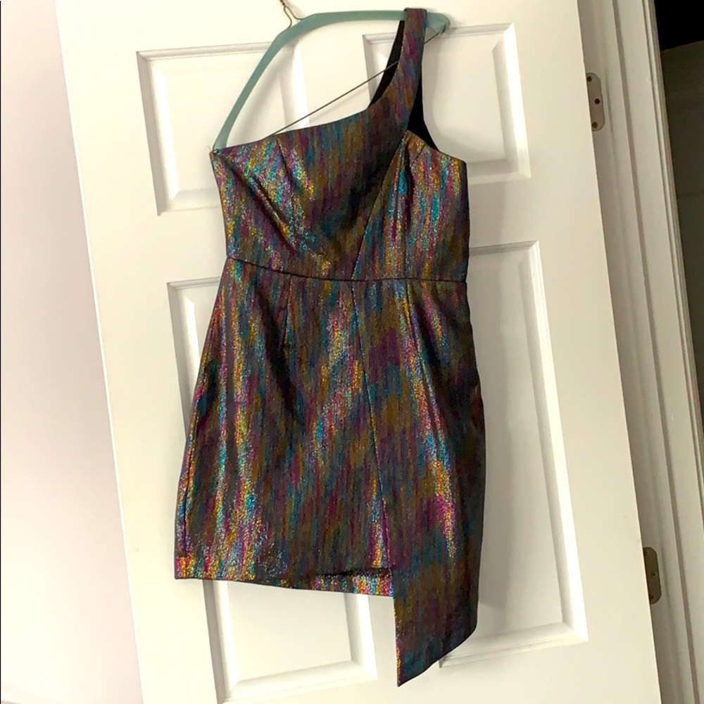 Multicolor Mini Dress